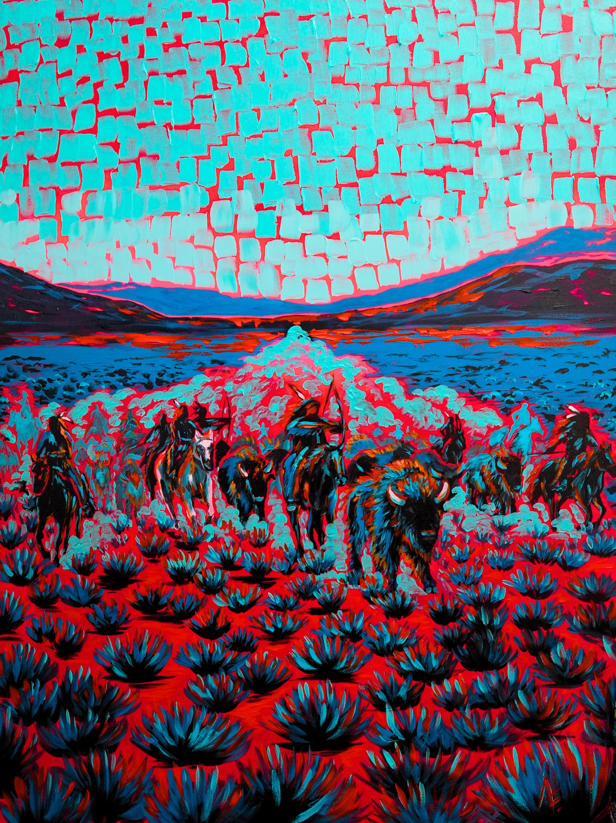 The Bison Run- Original