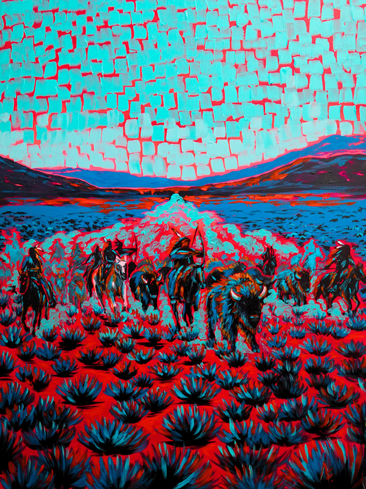 The Bison Run- Original